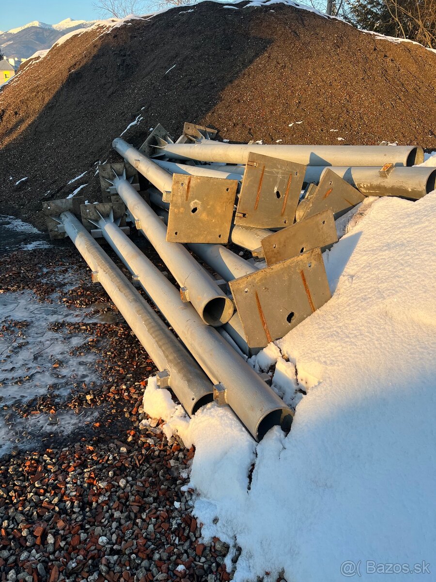 Železne stľpy pozinkované - 6