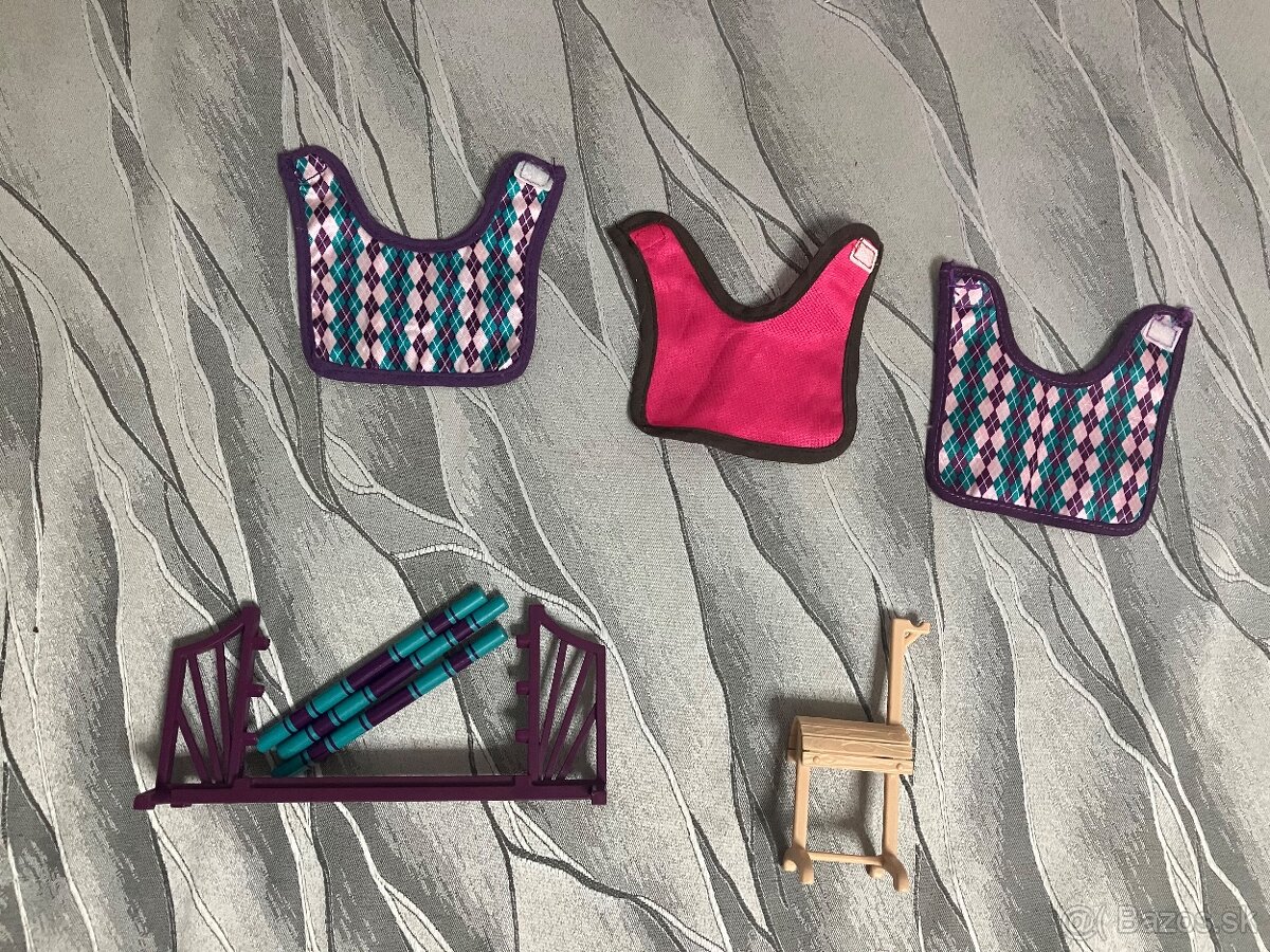 Schleich kone, stajna,doplnky - 6