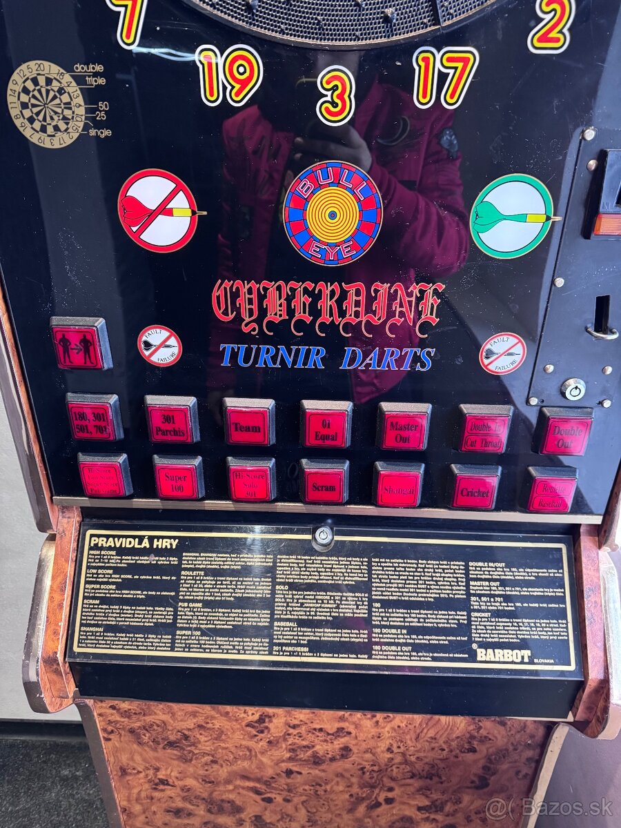 Šípkový automat, elektronicky terč na šípky - 6