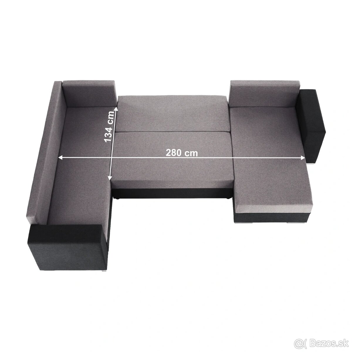 sedacia súprava Tvar písmená U - 6