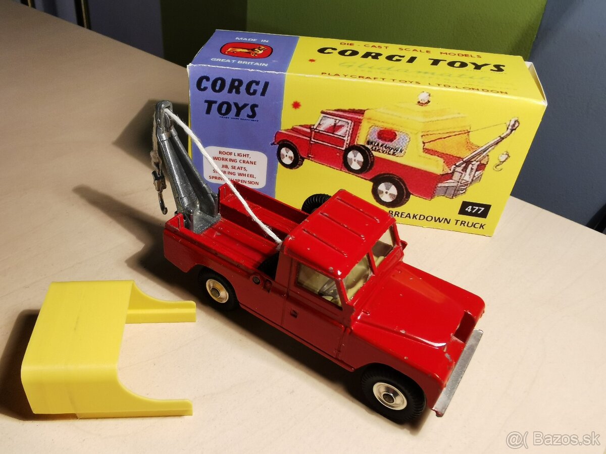 Corgi toys Land Rover odťahovka - 6