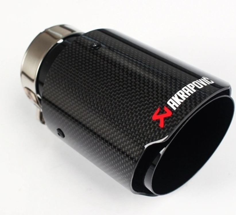 Univerzálna koncovka výfuku Logo: Akrapovič dizajn Carbon - 6