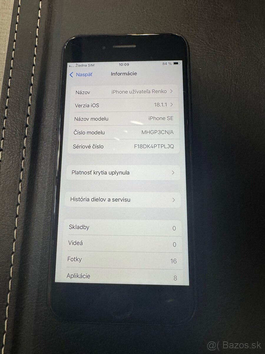 Apple iPhone SE 2.gen 2020 Black - 6