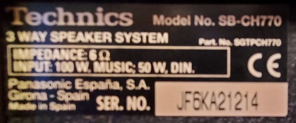 Predám repro Technics a Panasonic - 6