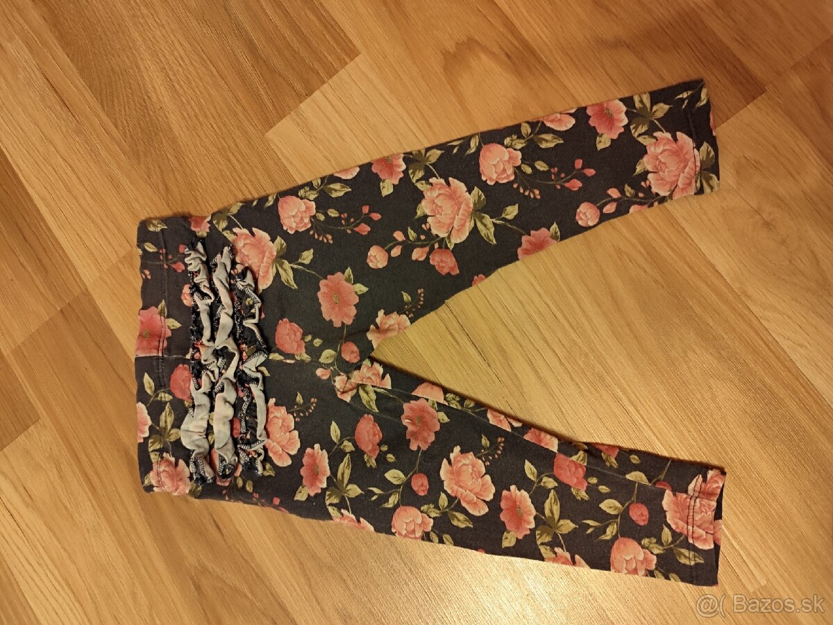 Súprava dievčenské legíny tepláky rifle / džínsy - 6