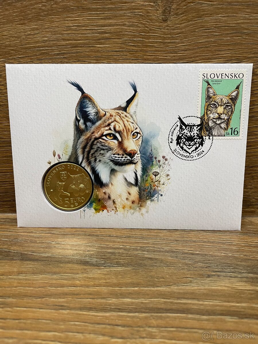 5€ mince v obálkach Fauna a flora - 6