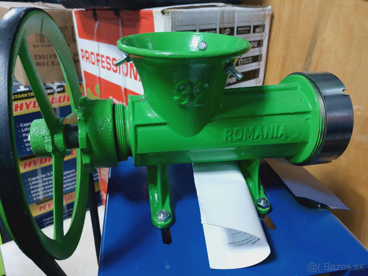 Elektrický mlýnček 32 Liatinovy na mäso stojanom - 6