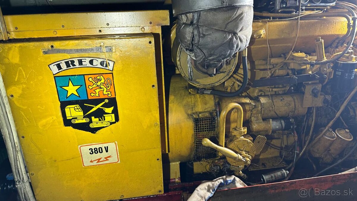 Lodný diesel generátor Caterpillar 3304 diesel engine 80 kW - 6