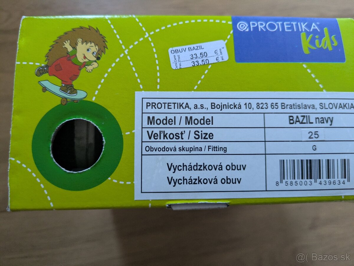 Detské topánky Protetika Bazil Navy, vel. 25 - 6