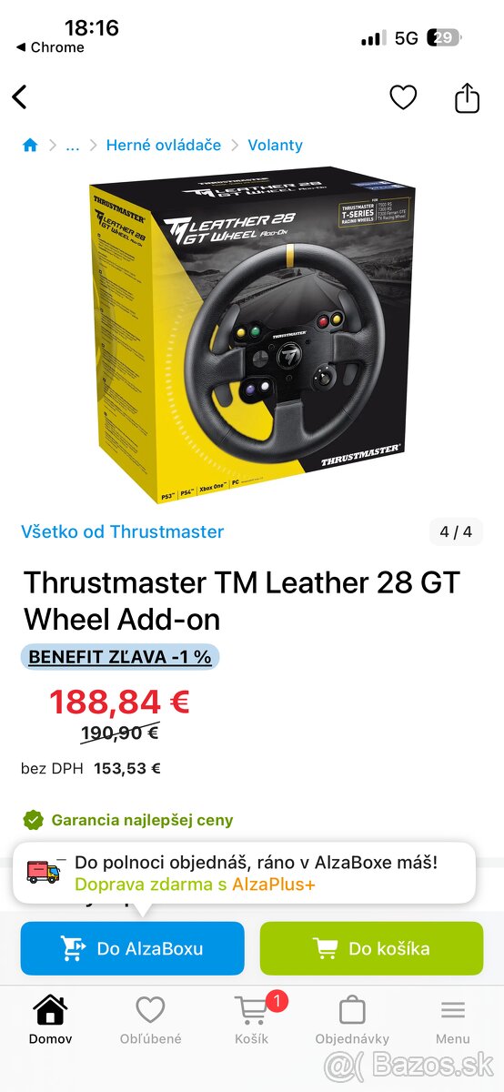 Thrustmaster TS-XW SERVO BASE + TM Leather 28 GT - 6