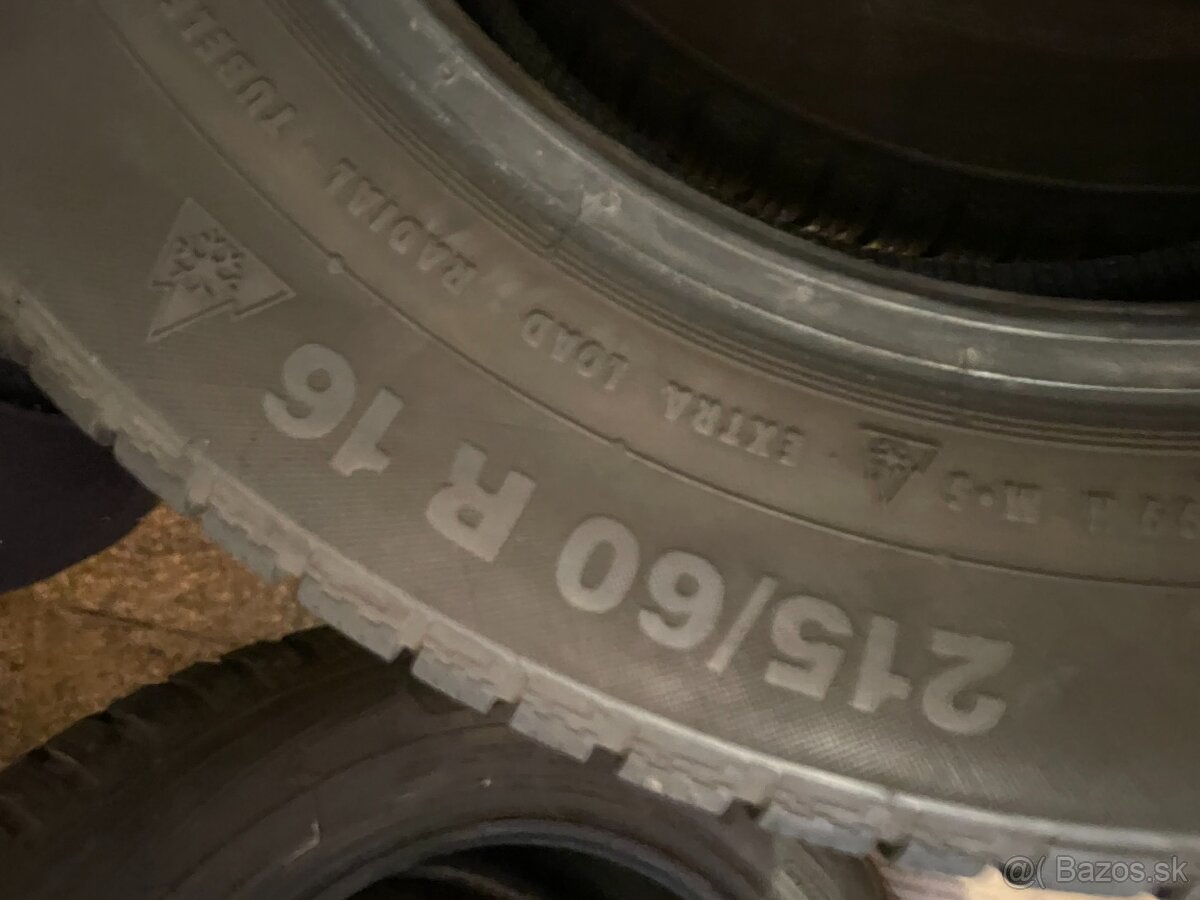 zimne pneu 215/60r16 dunlop - 6