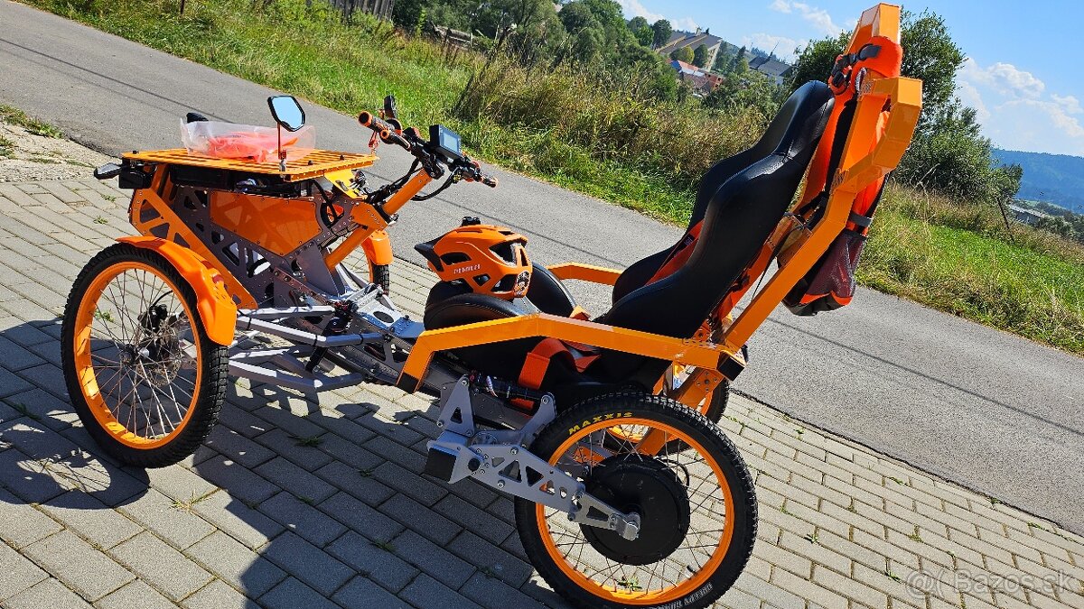 Terénny vozik 2x 1500W 40km/h dojazd 50km aj pre vozičkárov - 6