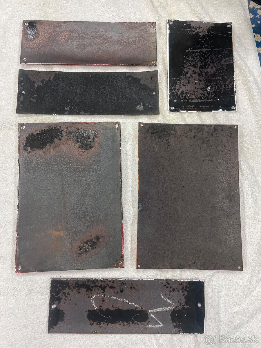 Stara smaltovana tabula cedula - 6