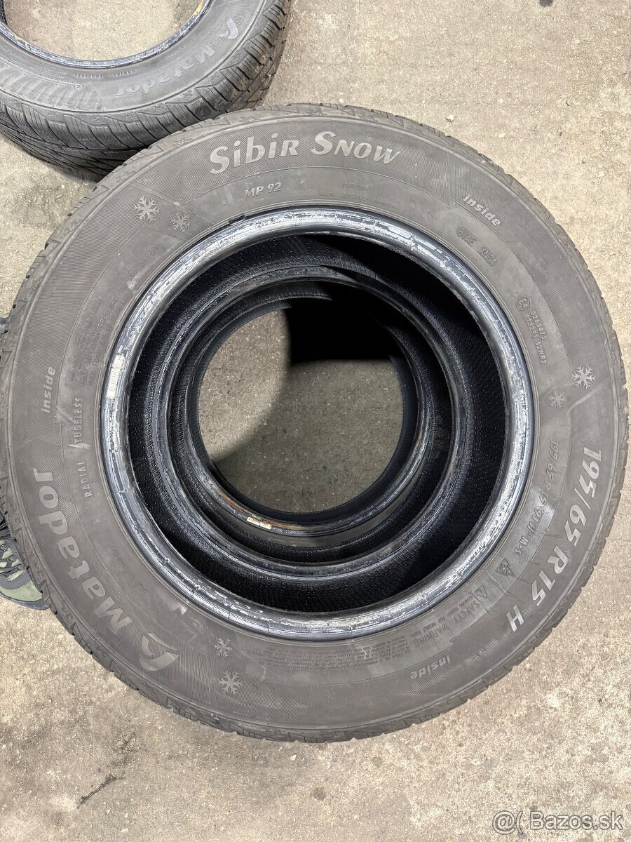 Zimné pneu.195/65 R15 Matador - 6