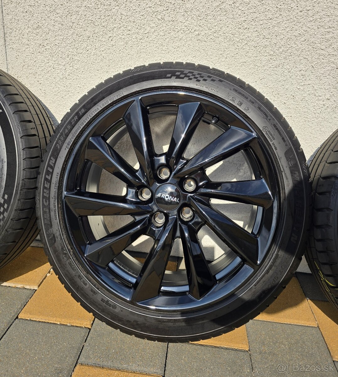 Letná sada Ronal 5x114,3 225/45 R18 Michelin PILOT SPORT 5 - 6