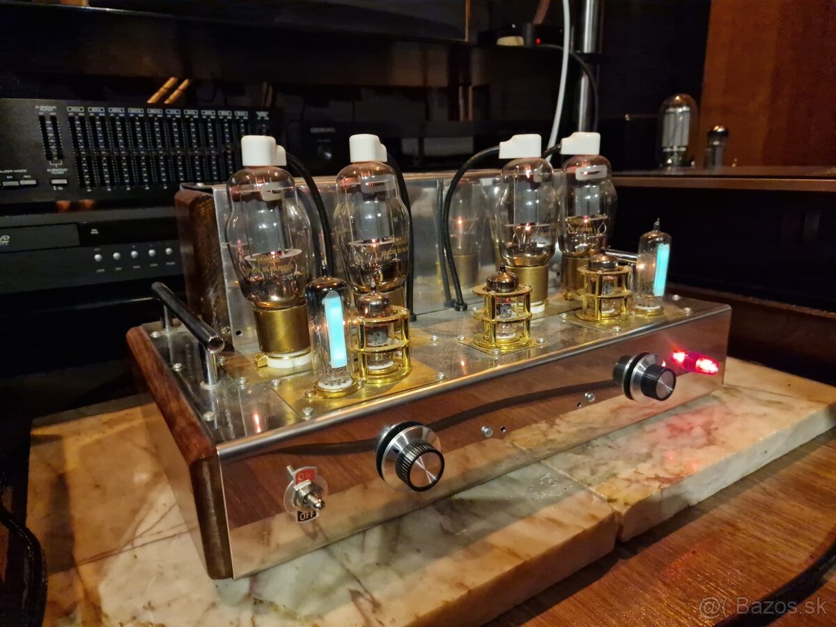 Elektrónkový zosilnovač 2x40W s 6bg6 - 6