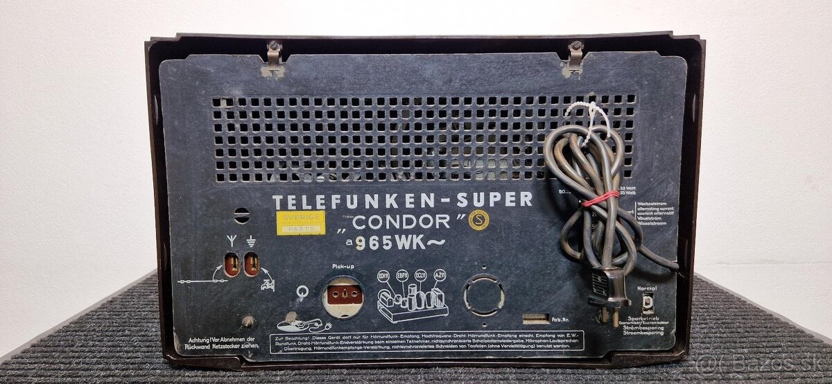 TELEFUNKEN 965 WK -SUPER CONDOR - 6