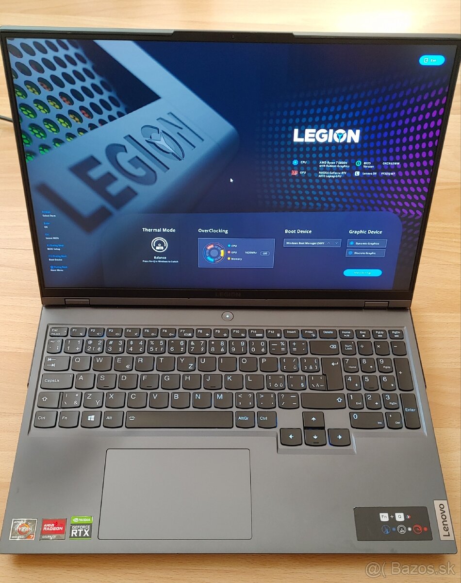 Predám Lenovo Legion 5 Pro 16ACH6H - 6