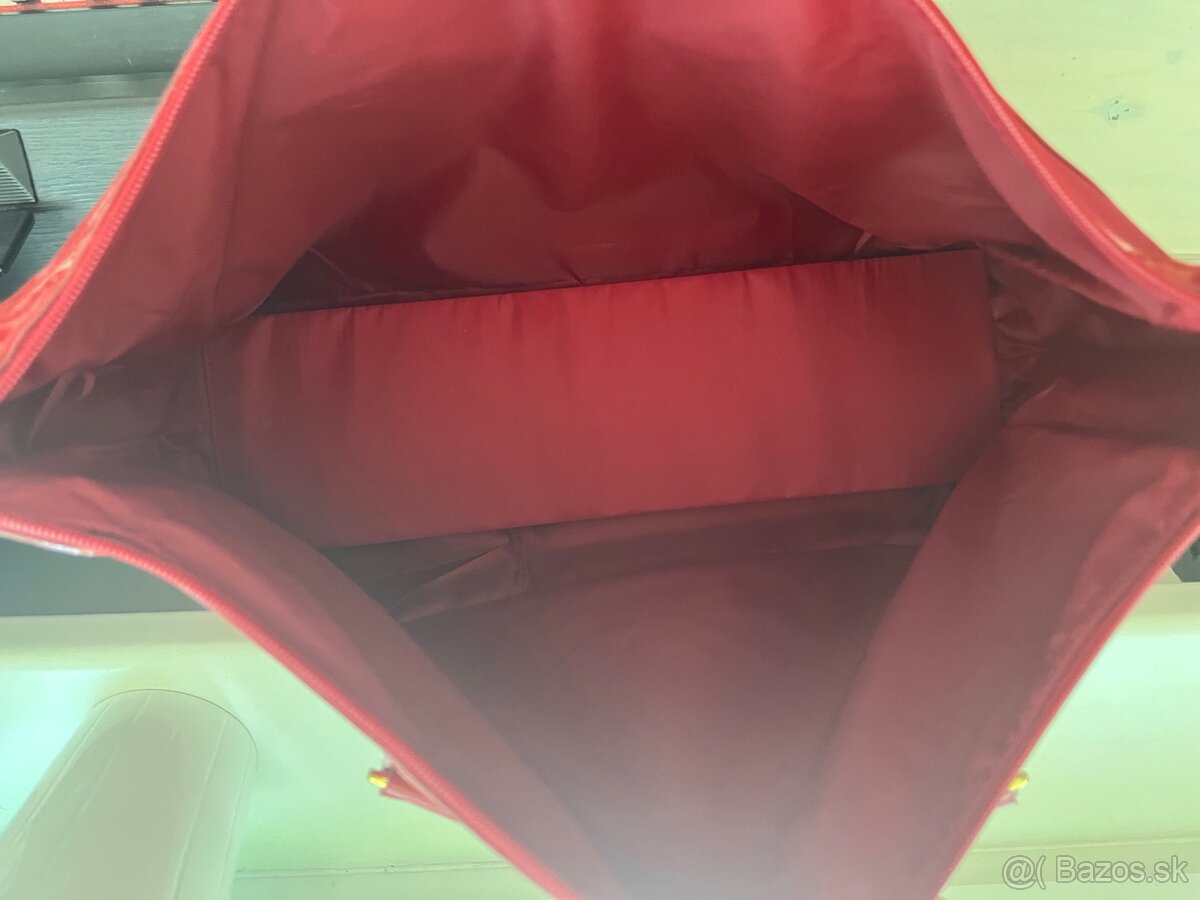 Úplne nová veľká červená kabelka - 6