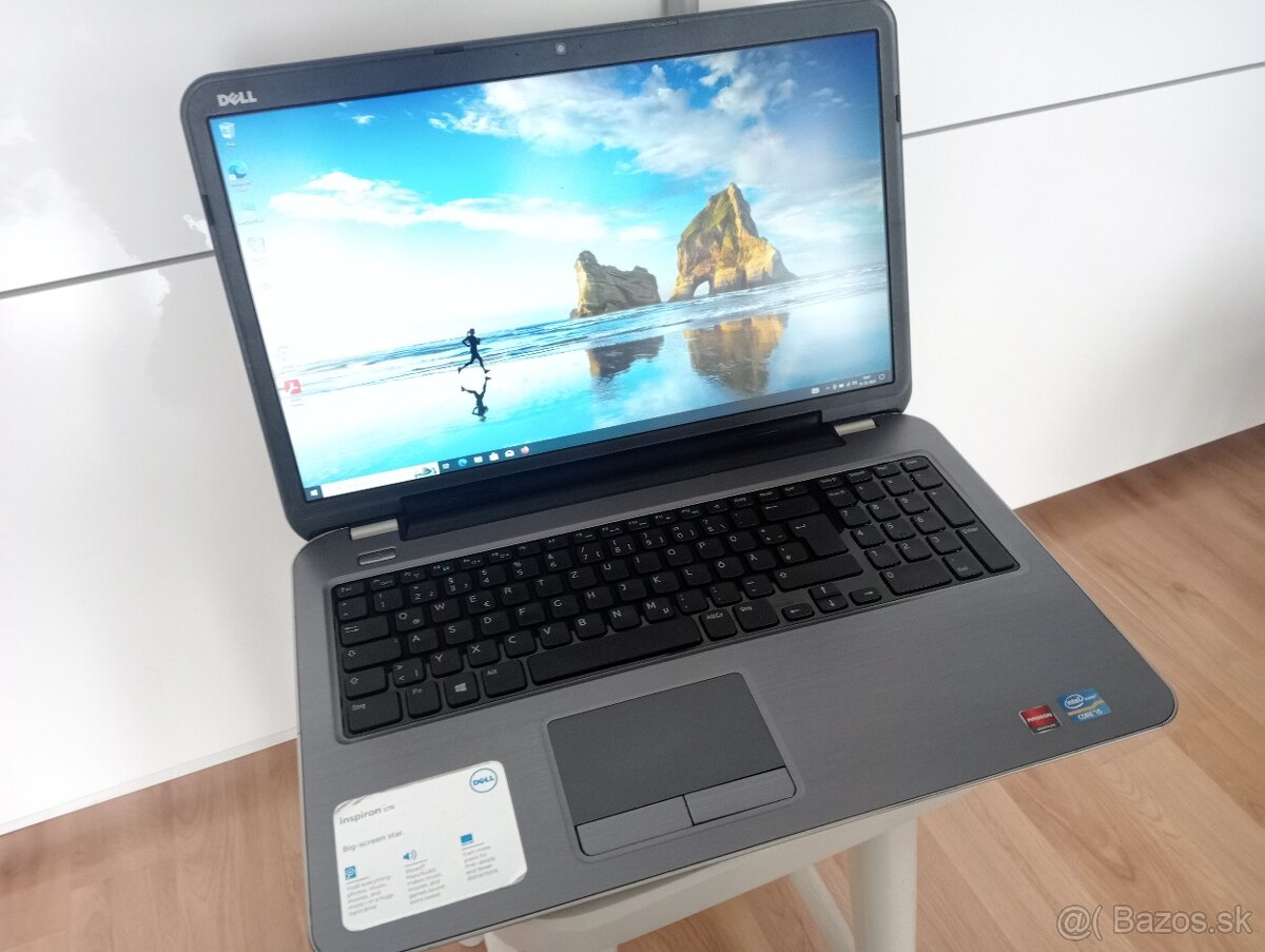 Dell inspiron 17R , Intel core i5 , 8gb ram , 256gb ssd - 6