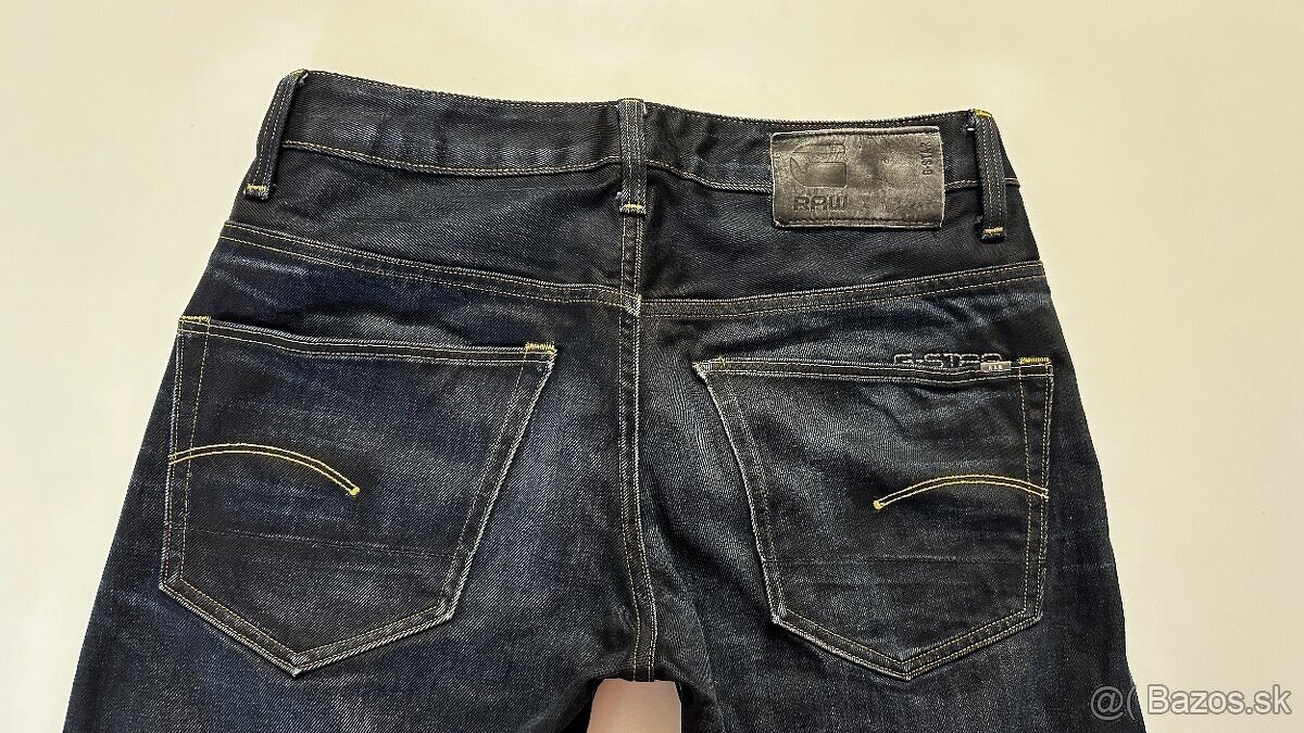 Nové pánske,kvalitné džínsy G STAR RAW 3301 - 31/32 - 6