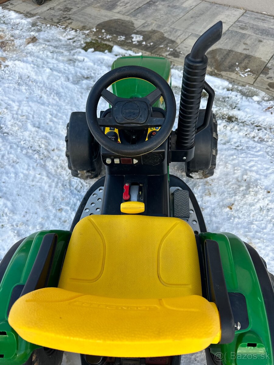 Originálny PegPerego John Deere elektrický traktor - 6
