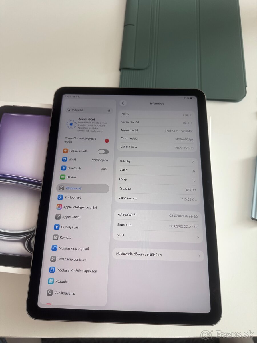 iPad Air 11 M3 2025 128GB Wi-Fi - 6
