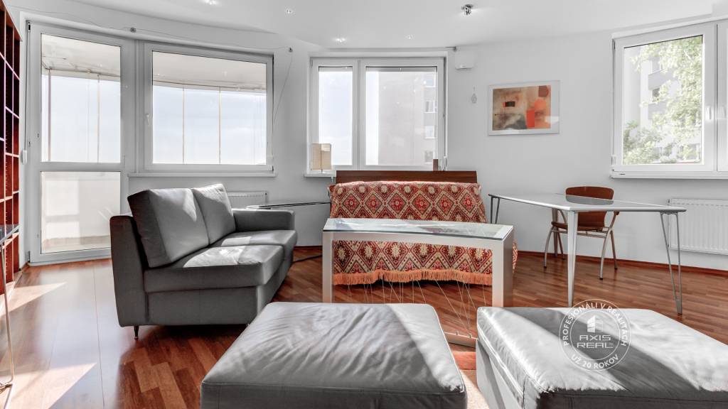 AXIS REAL | Slnečný 1-izb. byt, LODŽIA, BA IV Karlova Ves, M - 6