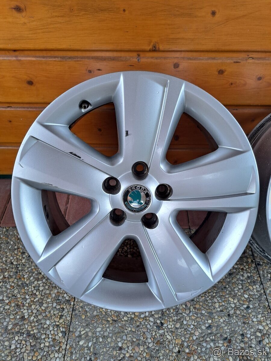 Hliníkové disky 5x112 R17 / škoda,seat,VW,audi... - 6