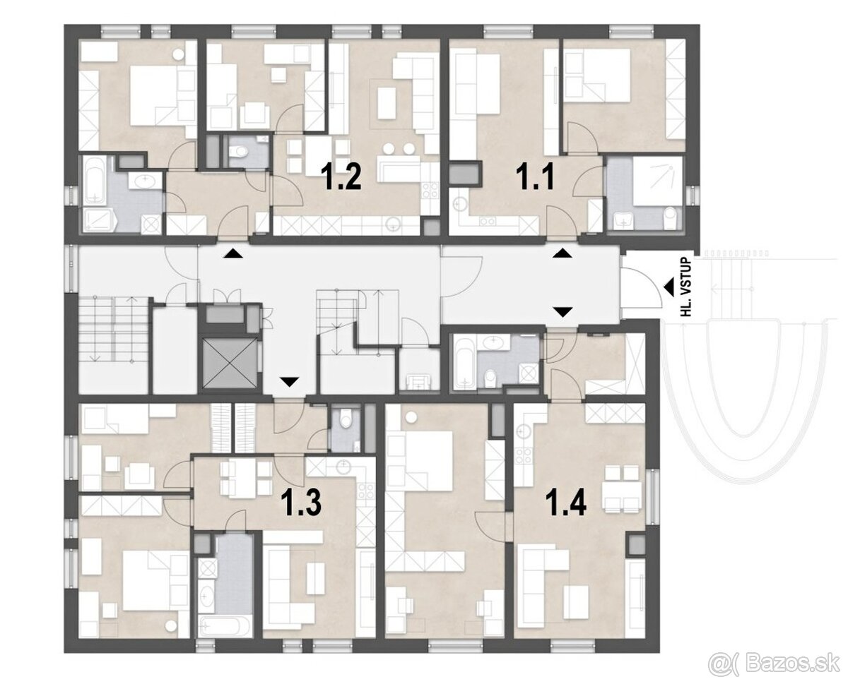 NOVOSTAVBA -2 izbový byt s komorou, na predaj Galanta - 6