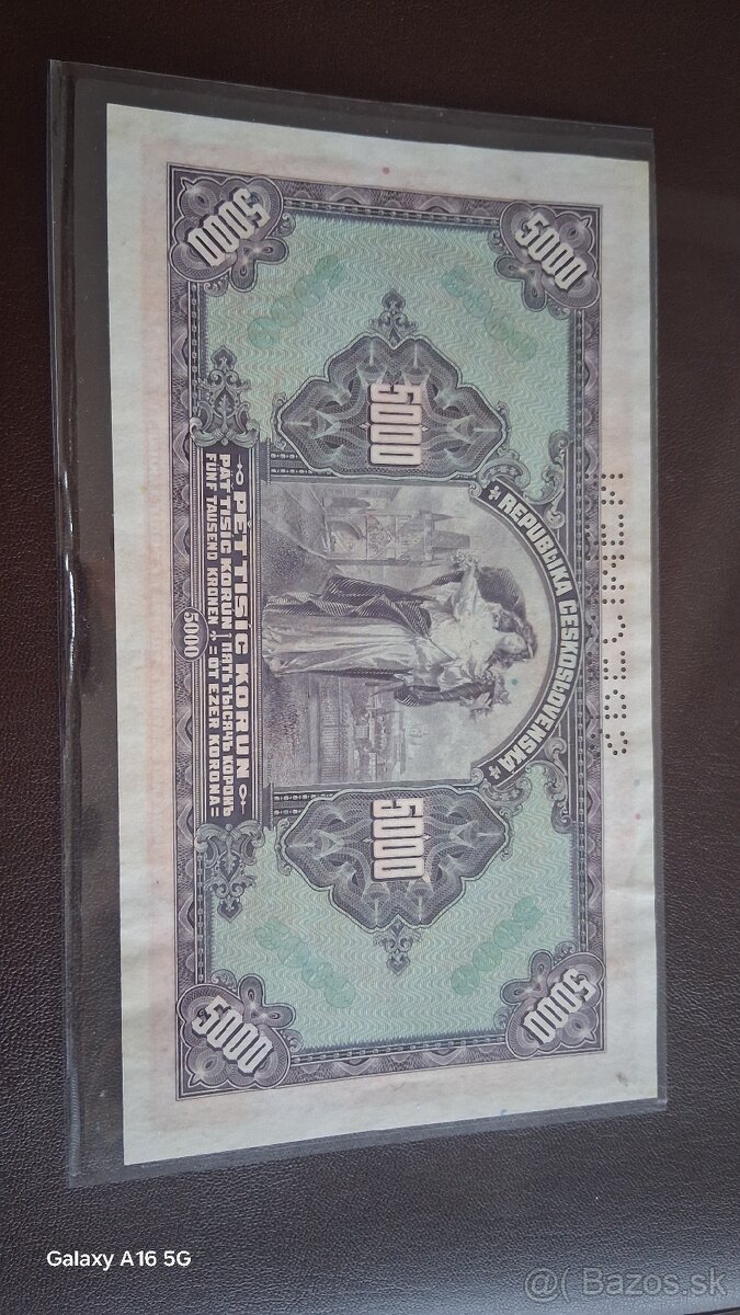 5000 kčs 1920 - 6
