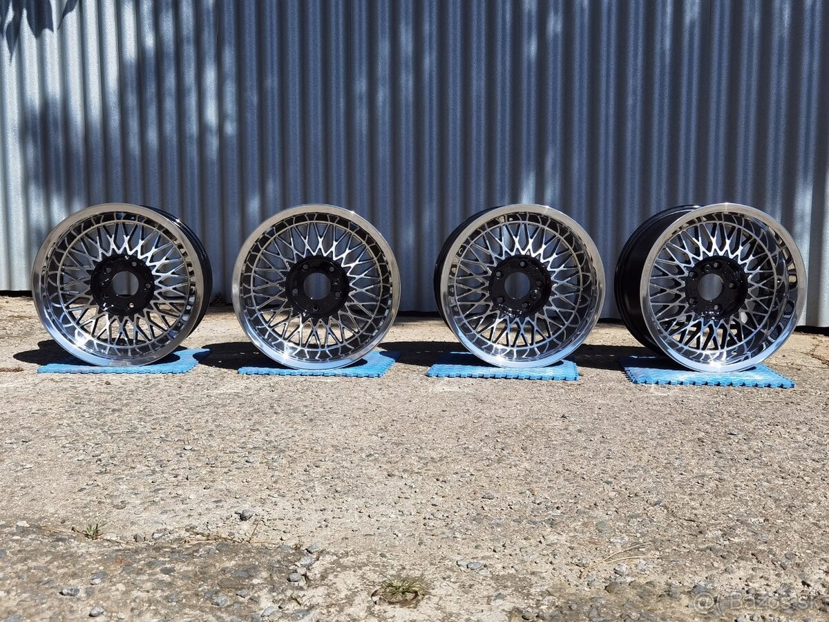 Remotec 16" 5x120 Bmw e9 e12 e23 e24 e28 e32 e34 cerna/lesk - 6
