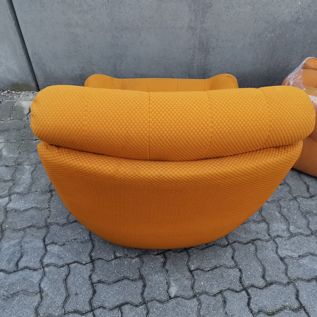 Legendarne Retro kreslo Atlantis + 3 vankuse Vintage - 6