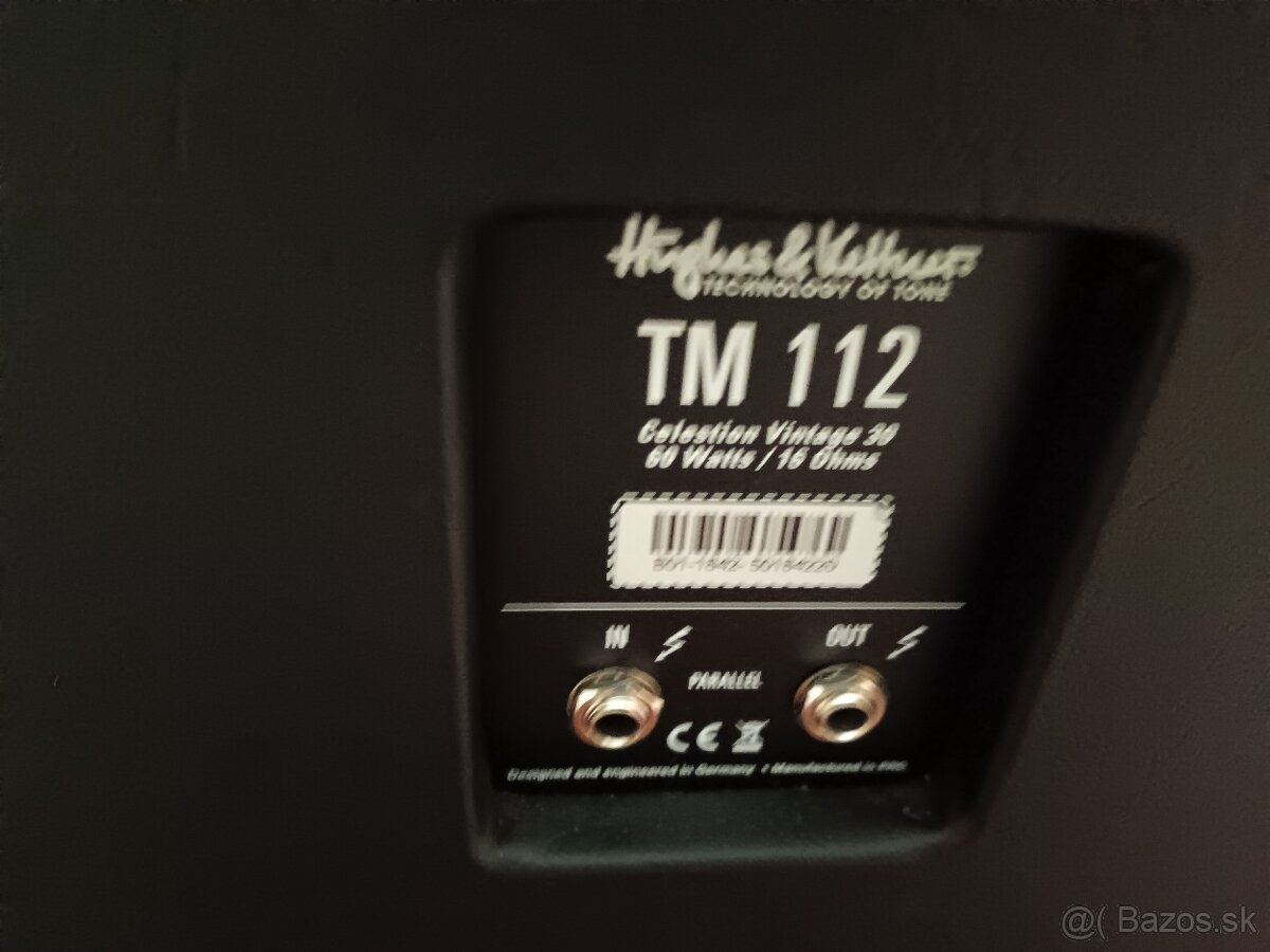 Predám zosilňovač + box Hughes and Kettner - 6