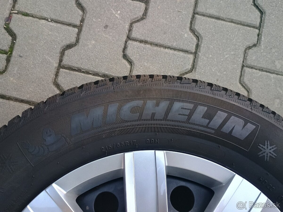 Zimná sada VW, Škoda, Seat 5x112 R17 + pneu 215/65 R17 - 6