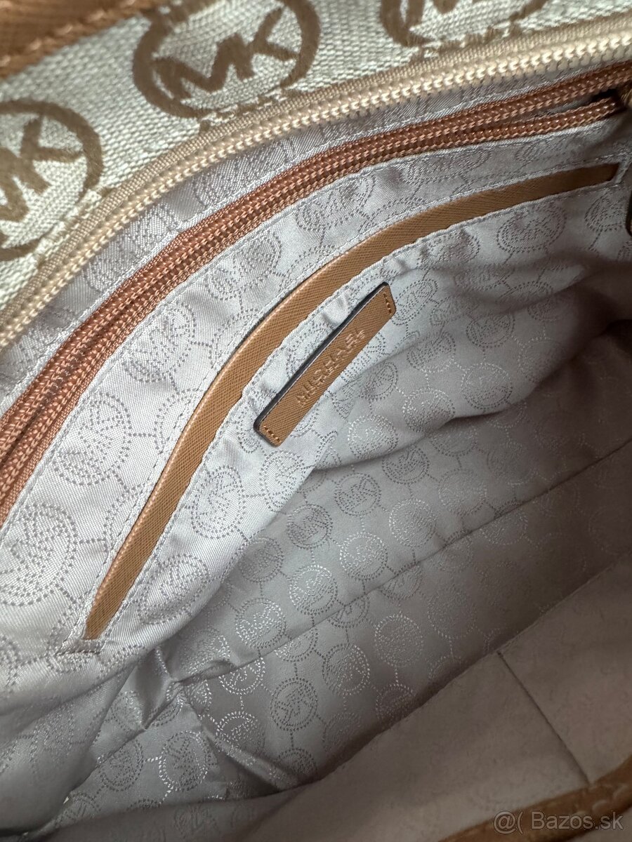 Michael Kors kabelka textil + koža - 6