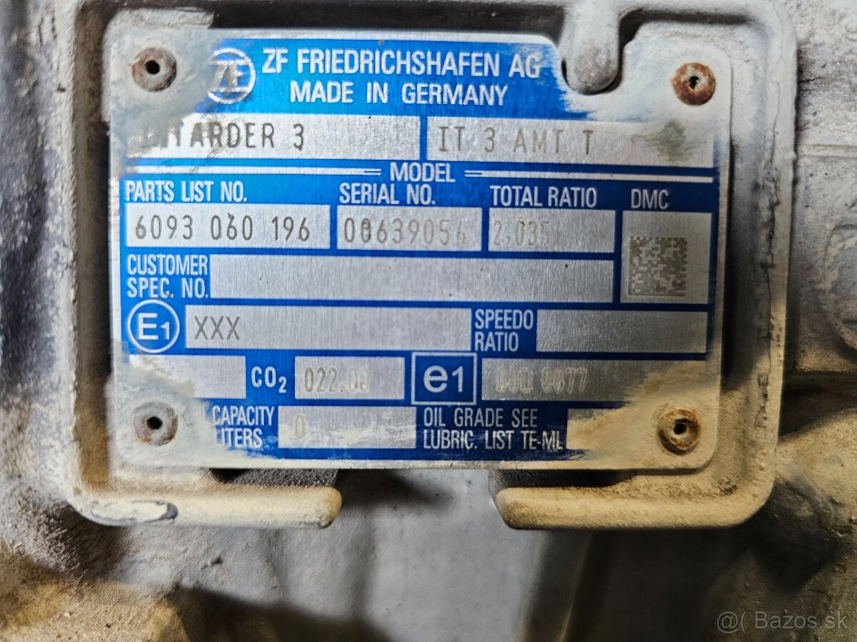 Prevodovka ZF DAF XG Traxon 12TX2211TD - 6