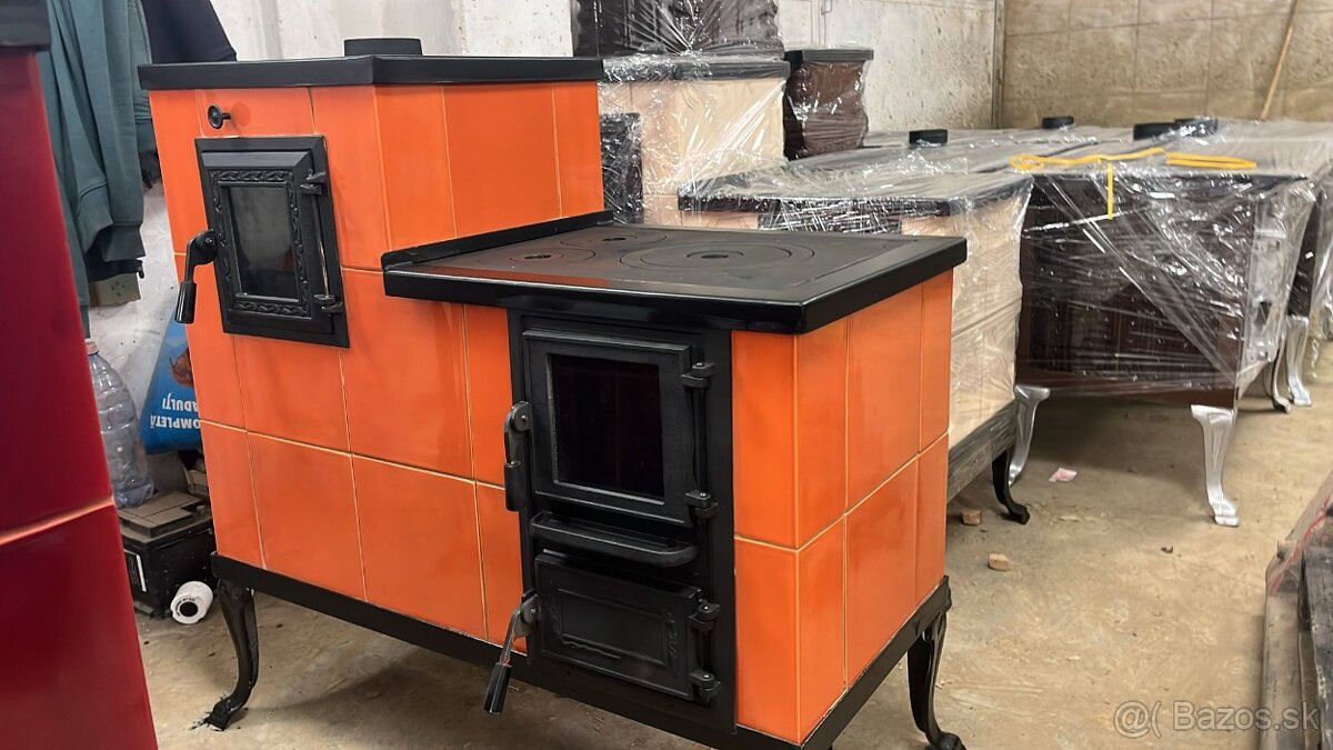 Kachľová pec, Kachlový sporák, Kachle 10kW Dlho držia teplo - 6