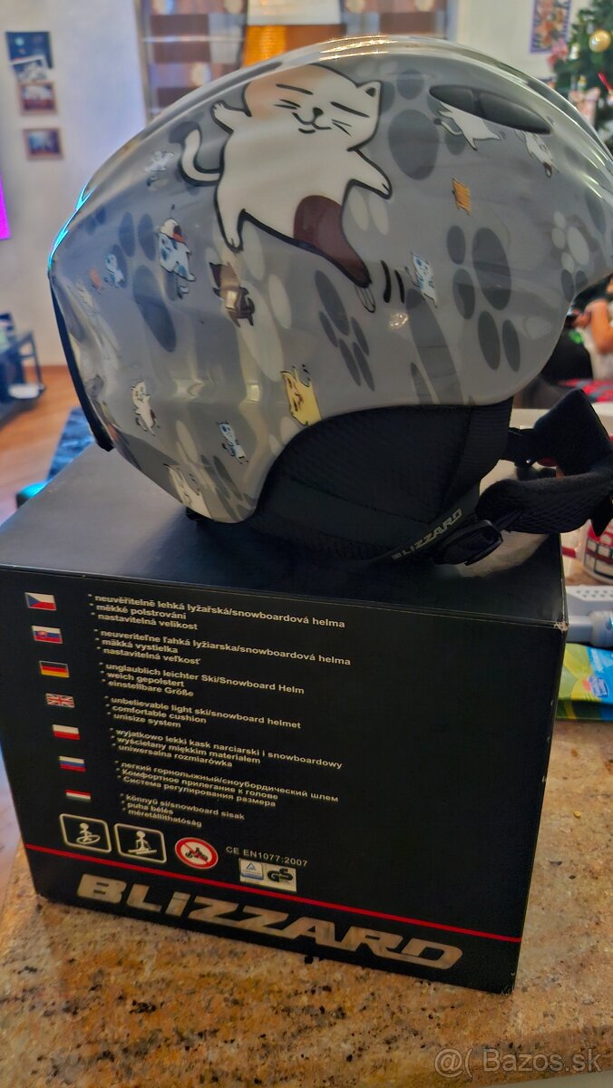 Prilba Blizzard sivá - 6