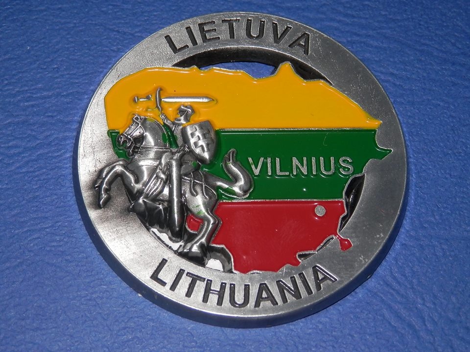 Kovové magnetky LITVA - 6