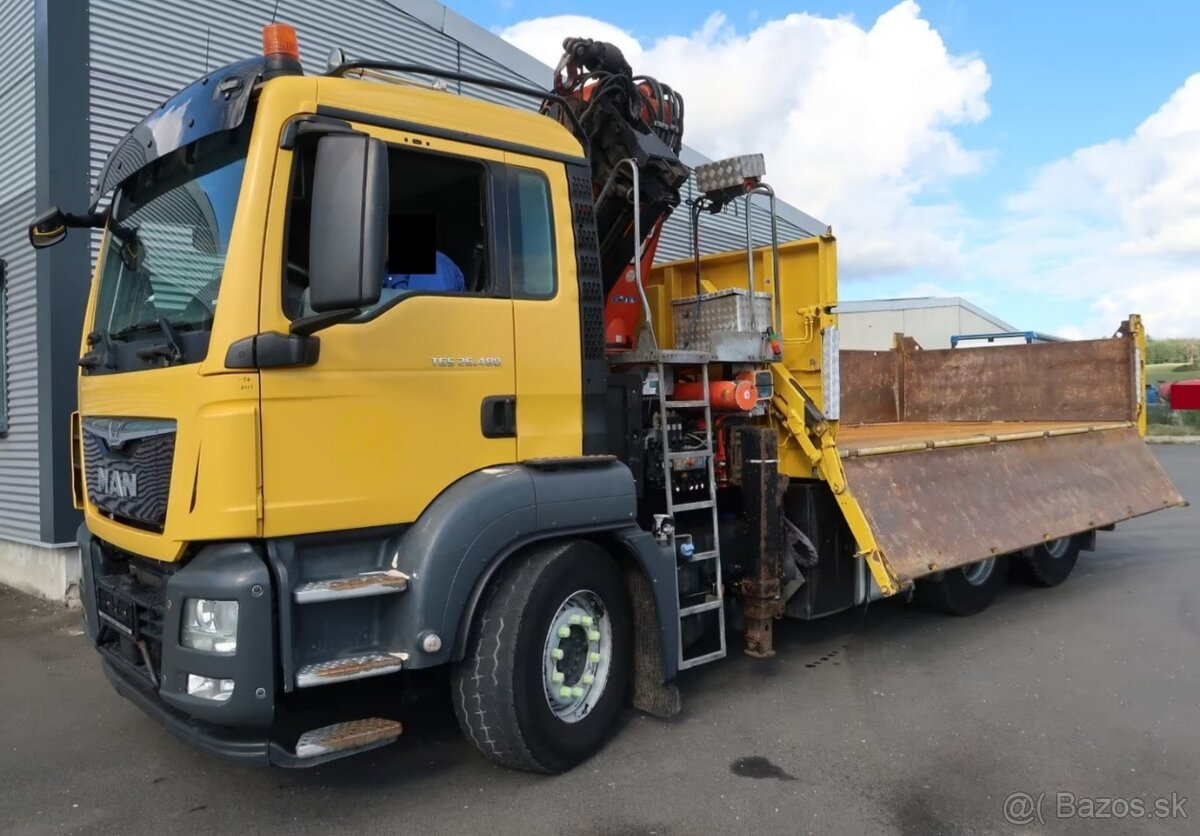 MAN TGS 26.480 6x4 E6 - sklápěč s HDS - 6