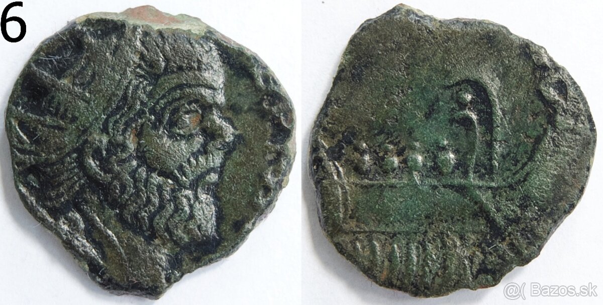 rímske mince panovníka Postumus - 6