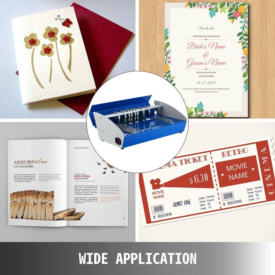 Elektrický rýhovací a perforovací stroj 460 mm - 6