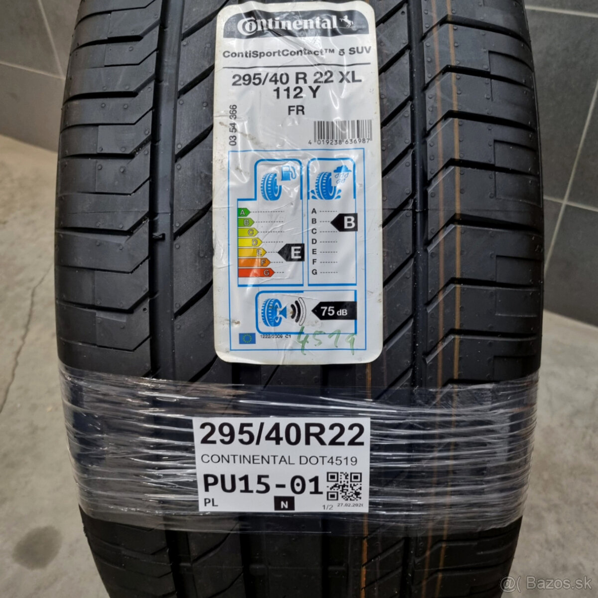 Letné pneumatiky 295/40 R22 CONTINENTAL - 6