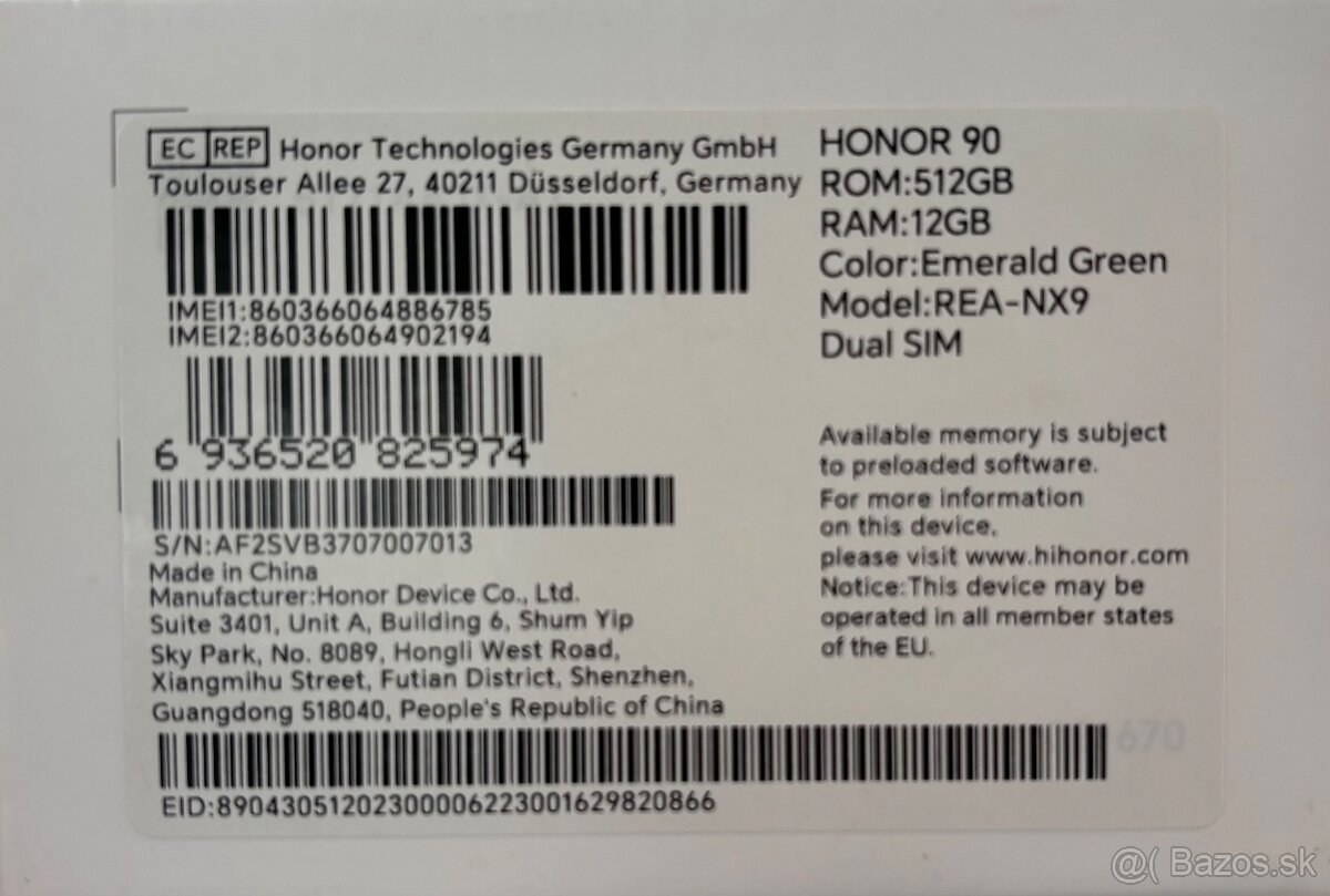 Honor 90 12GB/512GB - 6