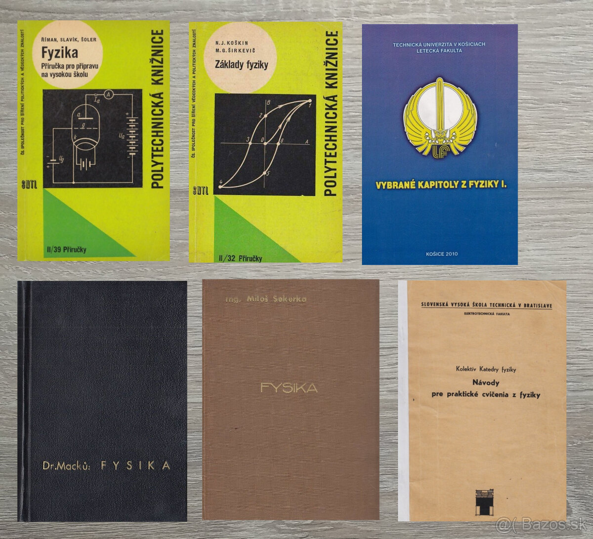 Fyzika, vysokoškolské učebnice - 6