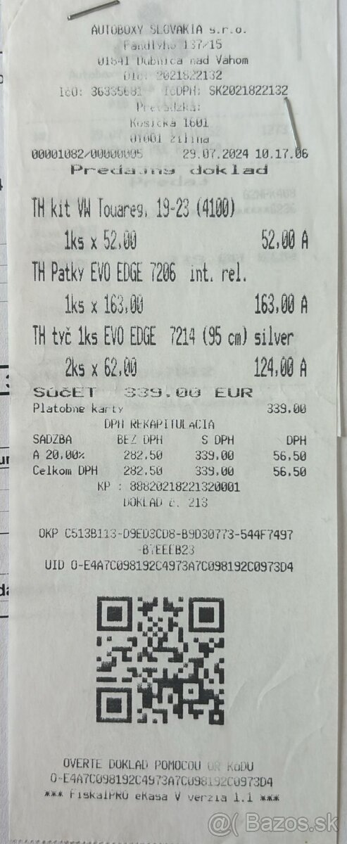 Strešné nosiče Thule Edge WingBar - 6