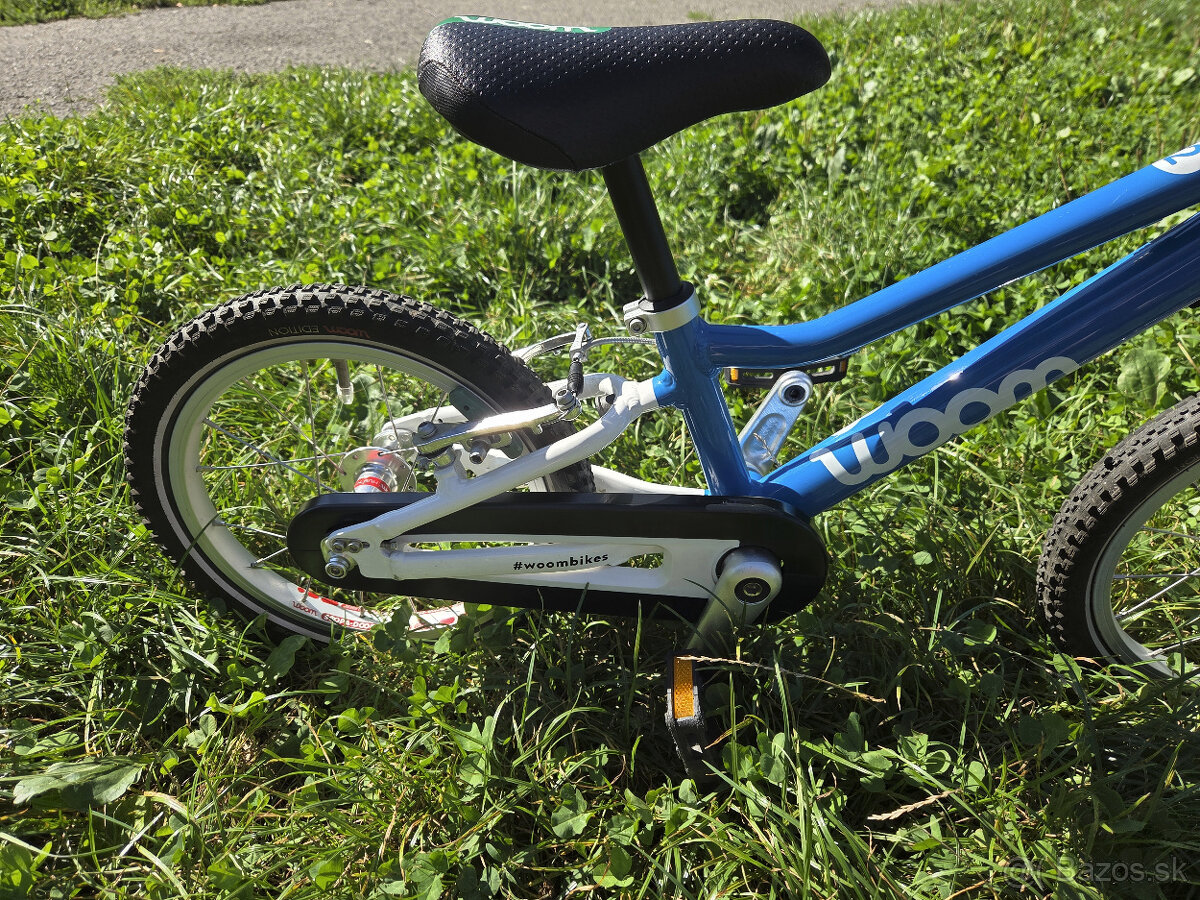 Woom 2 modrý + helma (S) modrá - 6