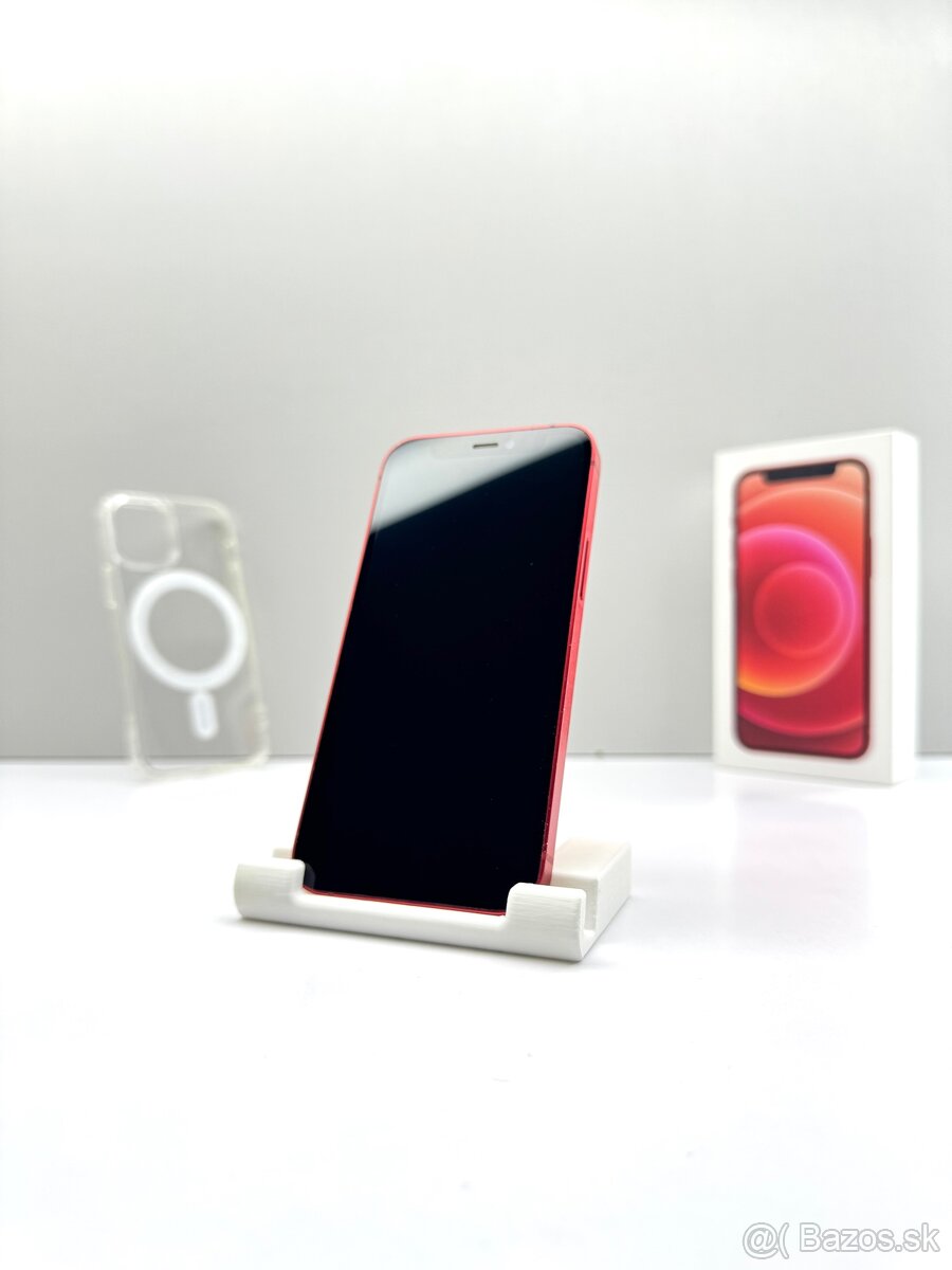 iPhone 12 MINI RED TOP STAV NOVÁ BATÉRIA 100% - 6