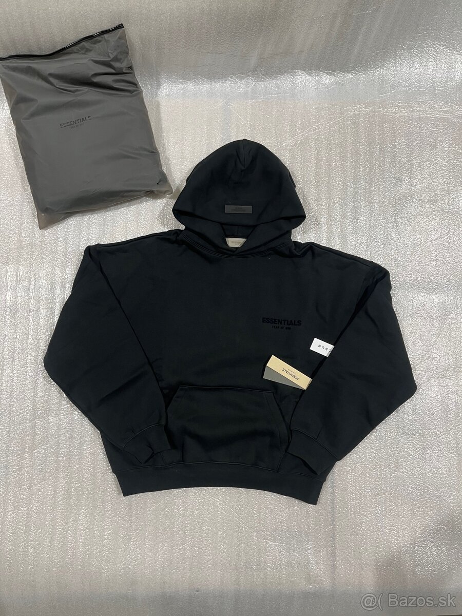 Essentials ORIGINAL čierna mikina hoodie black - 6
